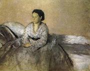Edgar Degas Mrs. Edgar Germany oil painting artist